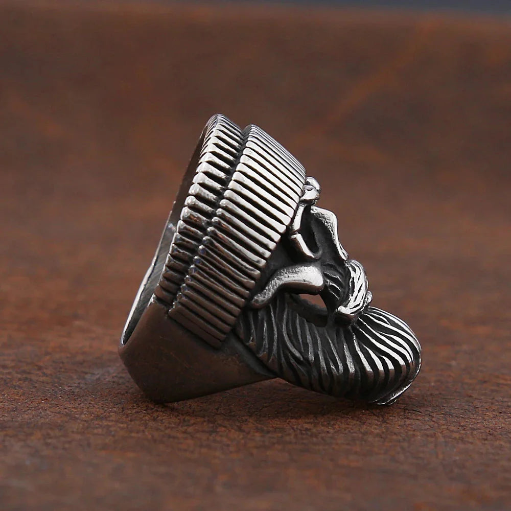 Bandana Biker Ring — dettaglio della stampa