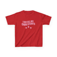 I Do All My Own Stunts Graphic Baby Tee — vista frontale