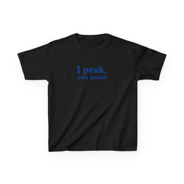 I Peak, You Panic Brat Baby Tee