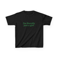 I'm Literally Just A Girl Graphic Baby Tee — vista posteriore