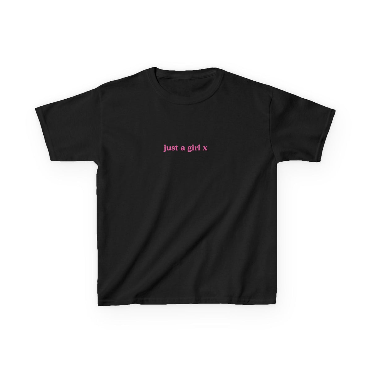 Just A Girl x Brat Baby Tee — vista posteriore