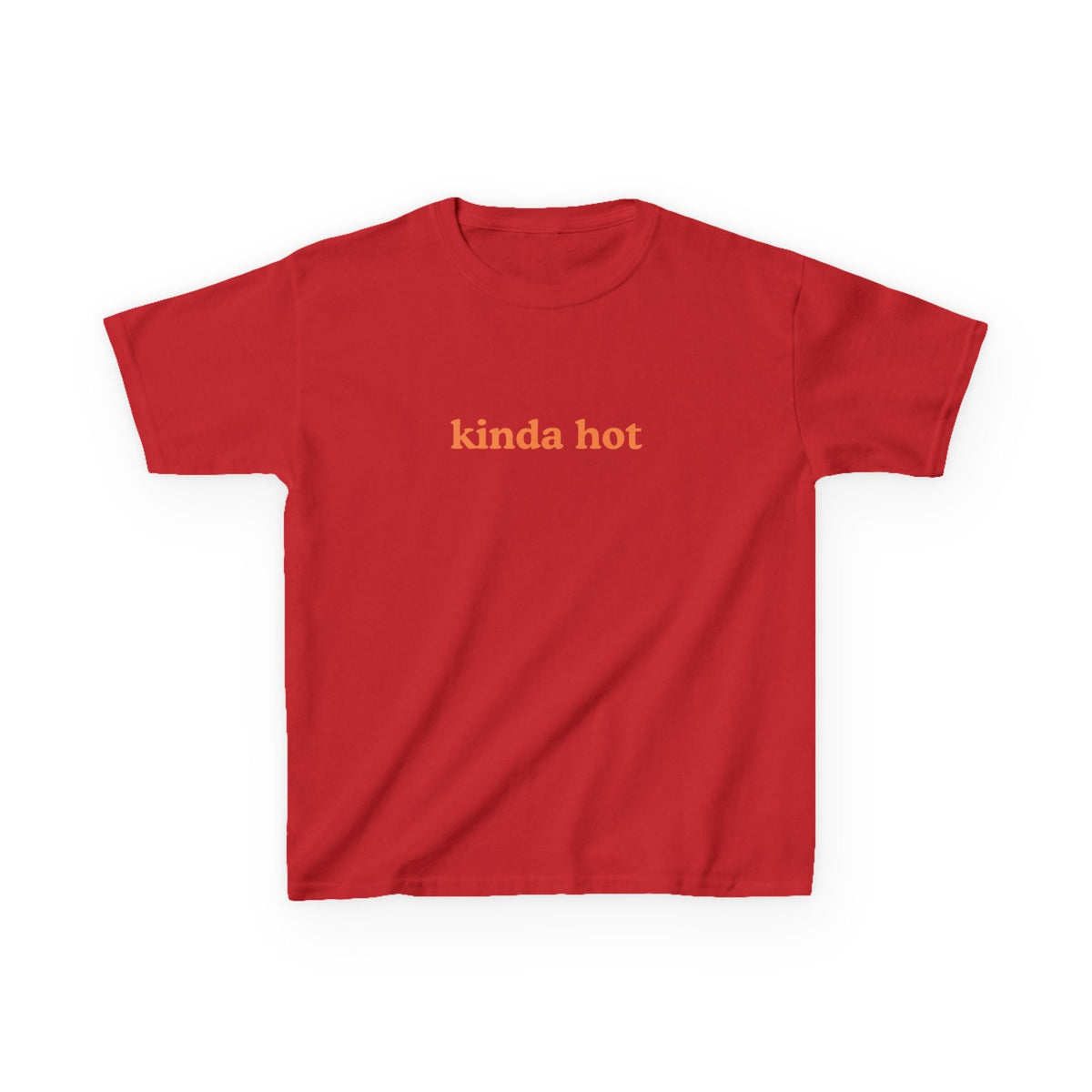 Kinda Hot Brat Baby Tee — vista frontale