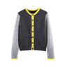 Knitted Y2K Vintage Grey Button Up Cardigan