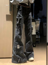 Low Waist Y2K Flared Cargo Jeans