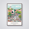 Marrakesh Morocco Street Poster
