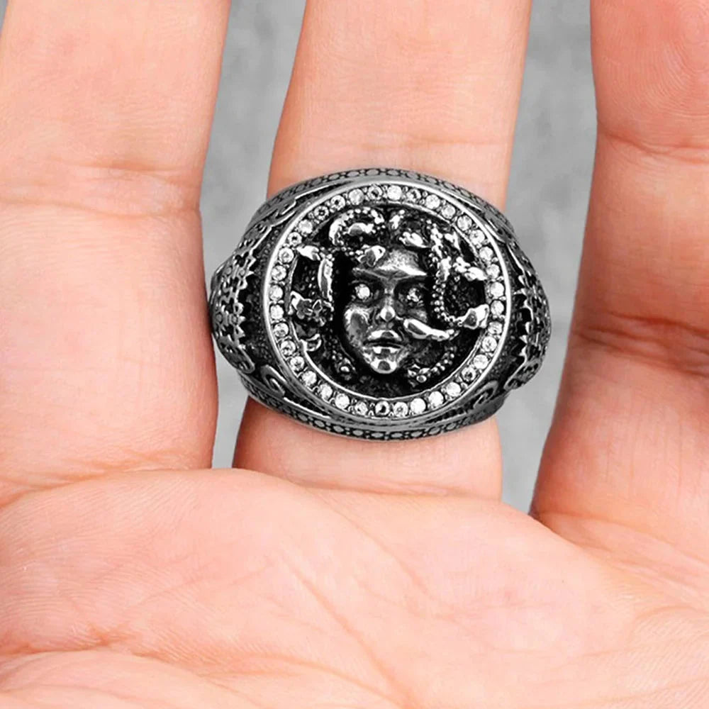 Medusa Snake Ring — dettaglio della stampa