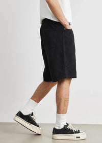 Mens Cotton Y2K Jort Length Shorts — vista frontale