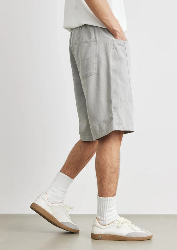 Mens Cotton Y2K Jort Length Shorts — dettaglio della stampa