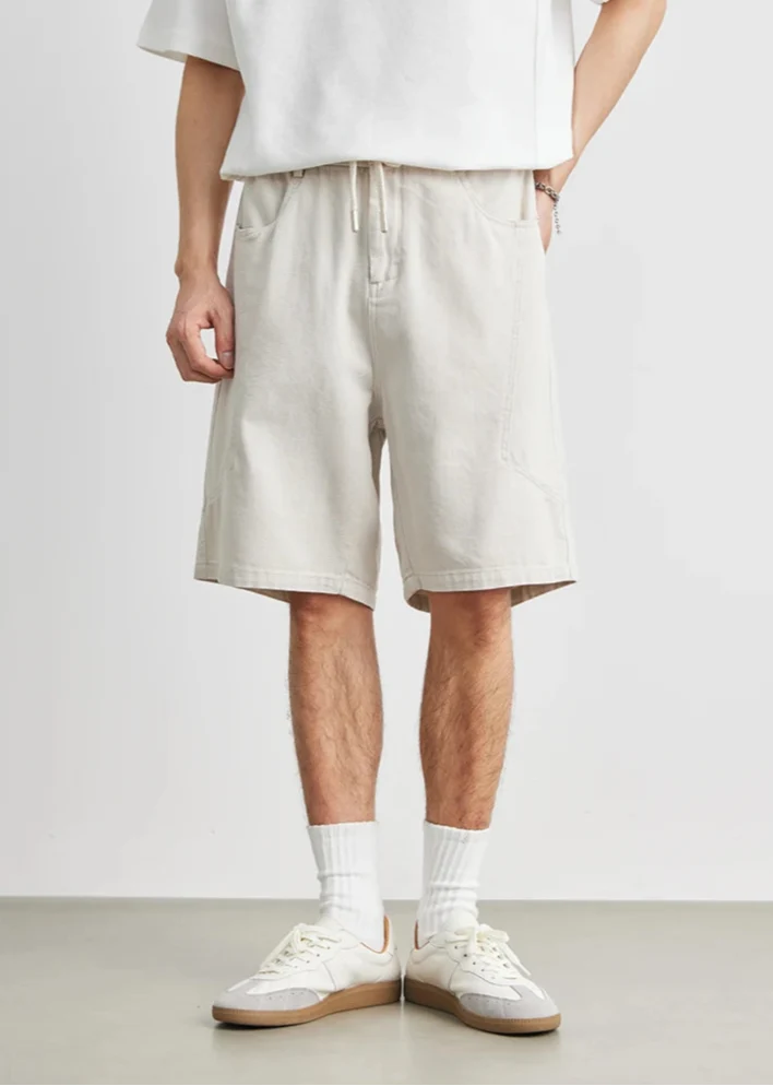 Mens Cotton Y2K Jort Length Shorts — dettaglio della stampa