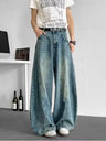 Mens Y2K Baggy Jeans Wide Leg Jeans