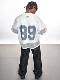 Mesh Short Sleeve Y2K Classic Football Jersey — in alternativa