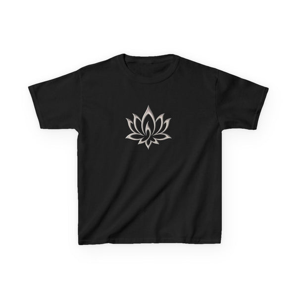 Metal Lotus Graphic Baby Tee