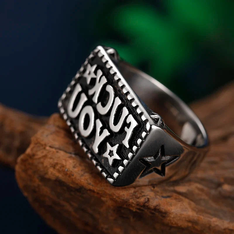 Mirrored FU Ring — dettaglio