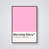 Morning Glory Pink Poster
