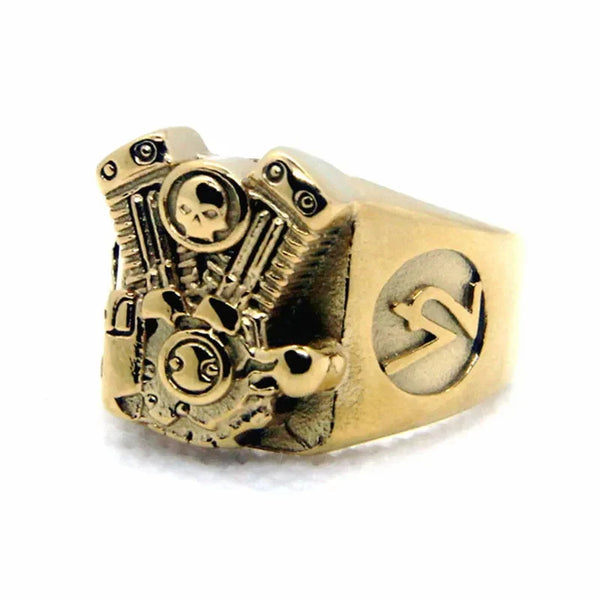 Motorcycle Bike Engine Ring — vista frontale