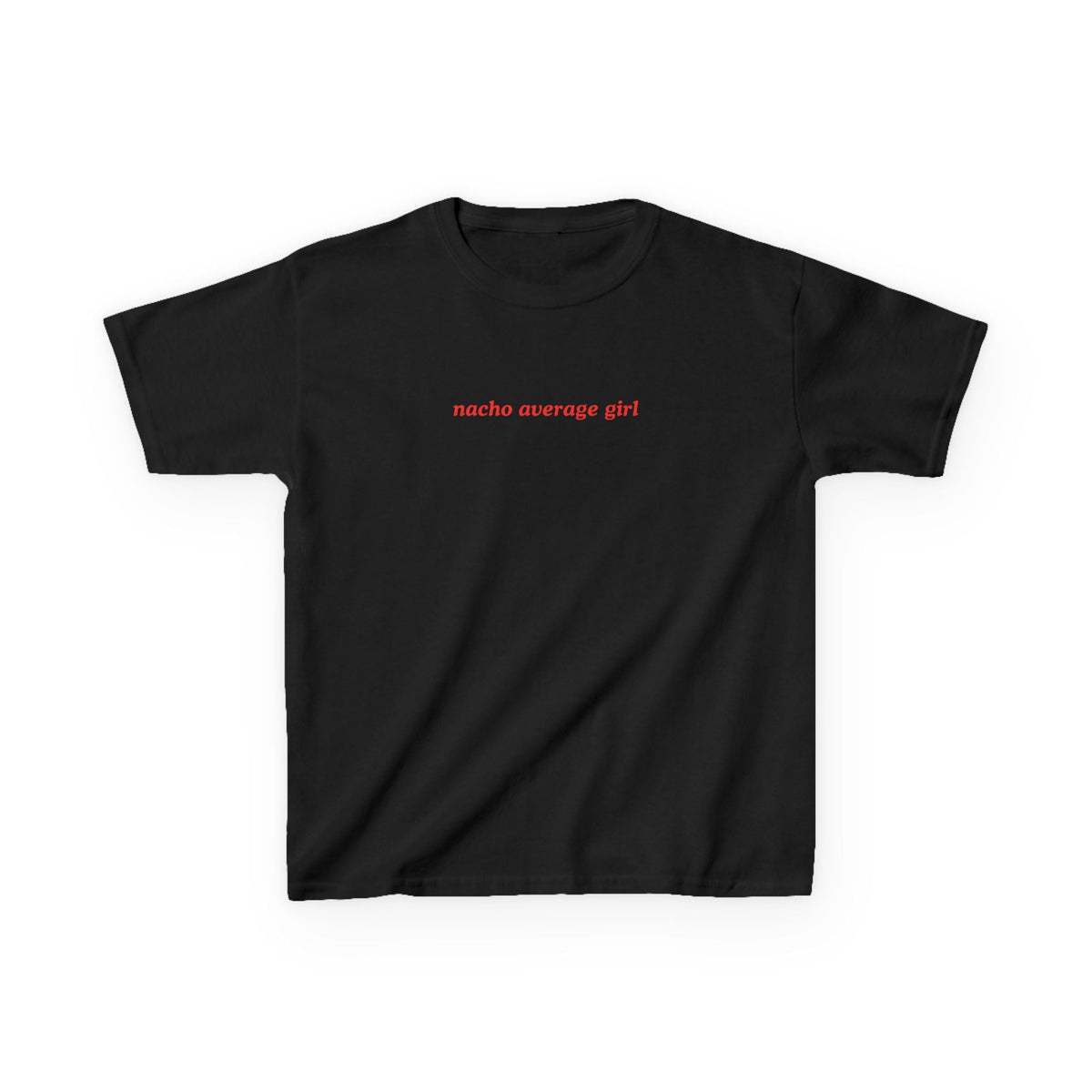 Nacho Average Girl Baby Tee — vista frontale
