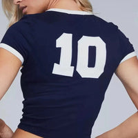 Navy Italia Crop Top — vista posteriore