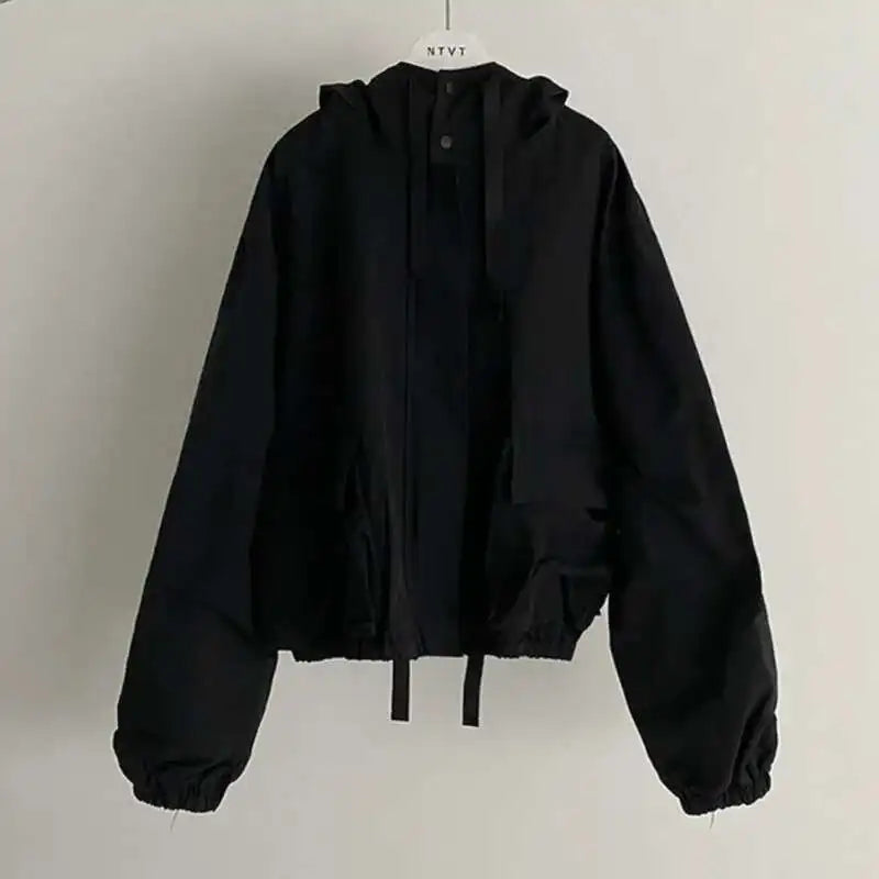 New Style Y2K Baggy Cargo Jacket Coat — vista laterale