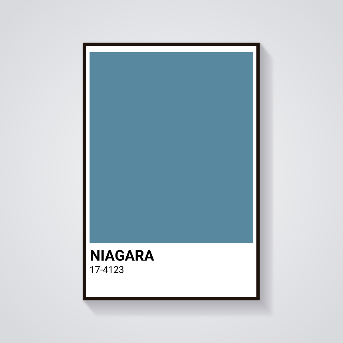 Niagara Blue 17 4123 Poster — vista frontale