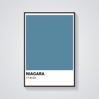 Niagara Blue 17 4123 Poster — vista frontale