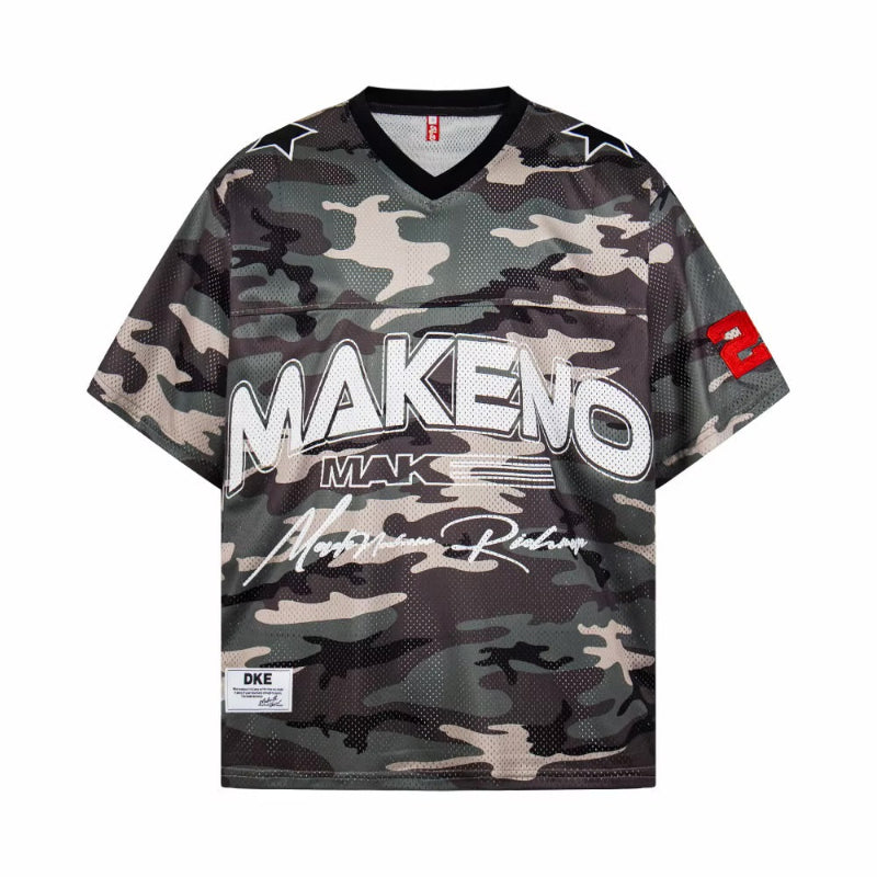 Oversized Mesh Y2K Racing Jersey — vista frontale