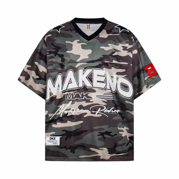 Oversized Mesh Y2K Racing Jersey — vista frontale