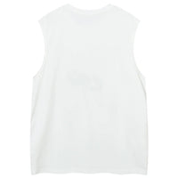 Oversized Star Patchwork Y2K Tank Top — vista laterale