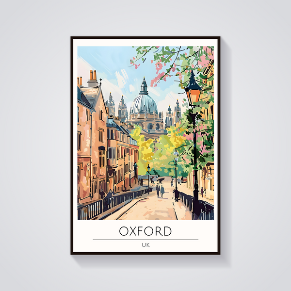 Oxford Radcliffe Camera Poster — vista frontale