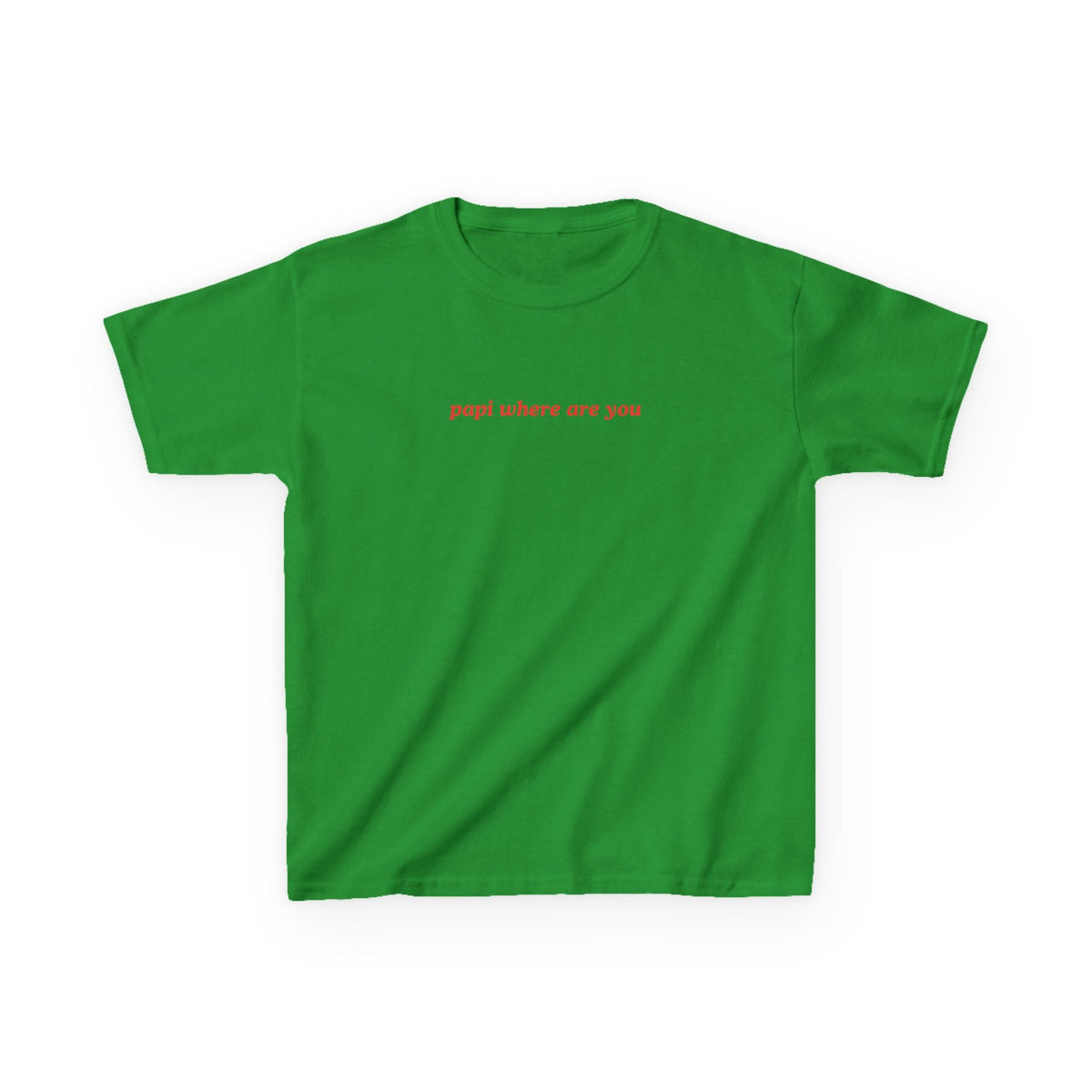 Papi Where Are You Baby Tee — vista posteriore