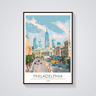Philadelphia Cityscape Poster