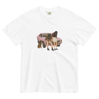 Pink Classic Car Graphic Heavyweight T Shirt — in alternativa