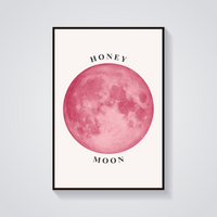 Pink Honey Moon Poster — vista frontale