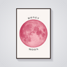 Pink Honey Moon Poster
