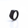 Plain Slim Rectangle Signet Ring