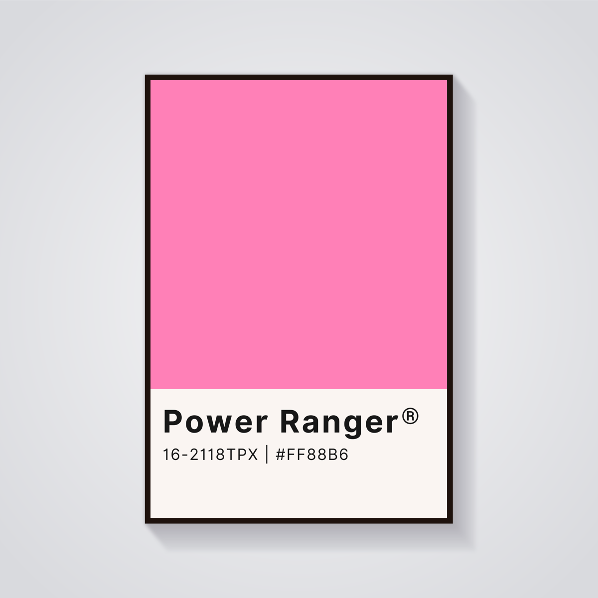 Power Ranger Pink Poster — vista frontale