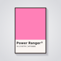 Power Ranger Pink Poster — vista frontale