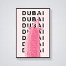 Preppy Burj Al Arab Dubai Poster