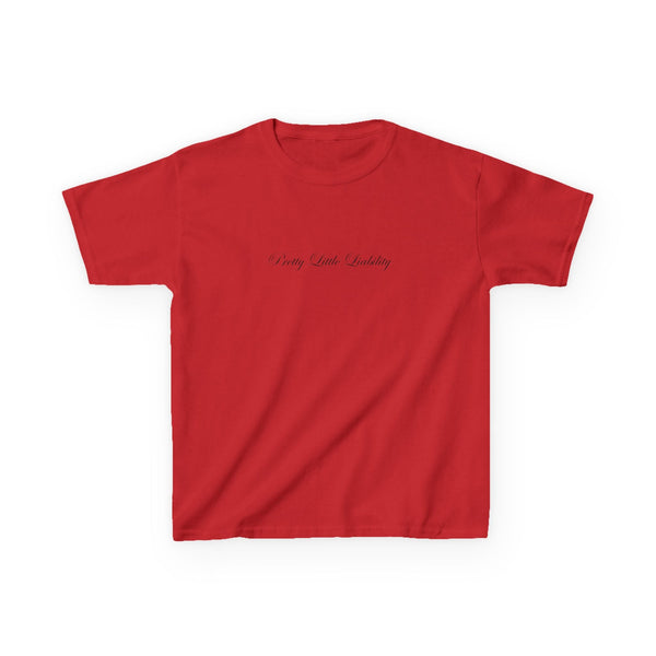 Pretty Little Liability Brat Baby Tee — vista frontale