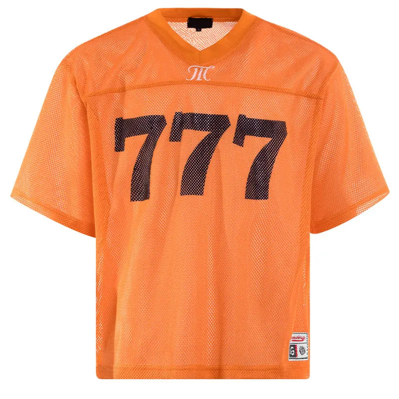 Printed Y2K "777" Mesh Jersey — vista completa