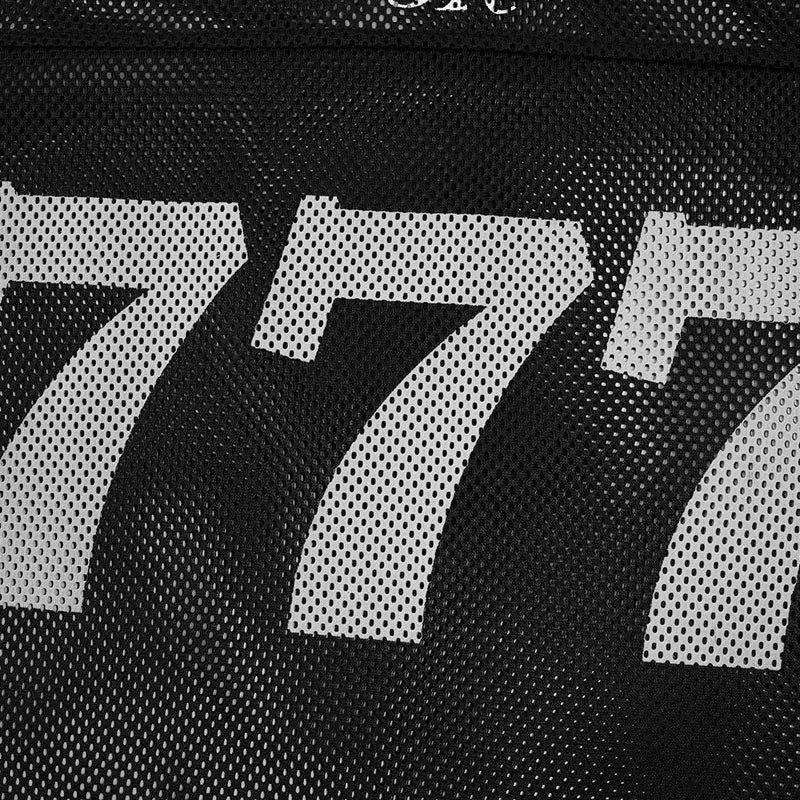 Printed Y2K "777" Mesh Jersey — vista frontale