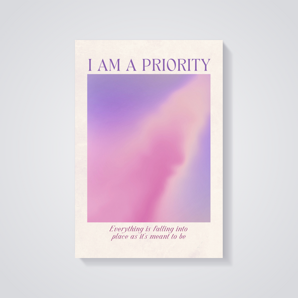 Priority Gradient Poster