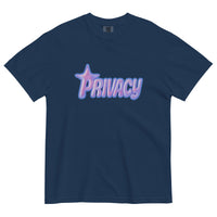 Privacy Graphic Heavyweight T Shirt — vista posteriore