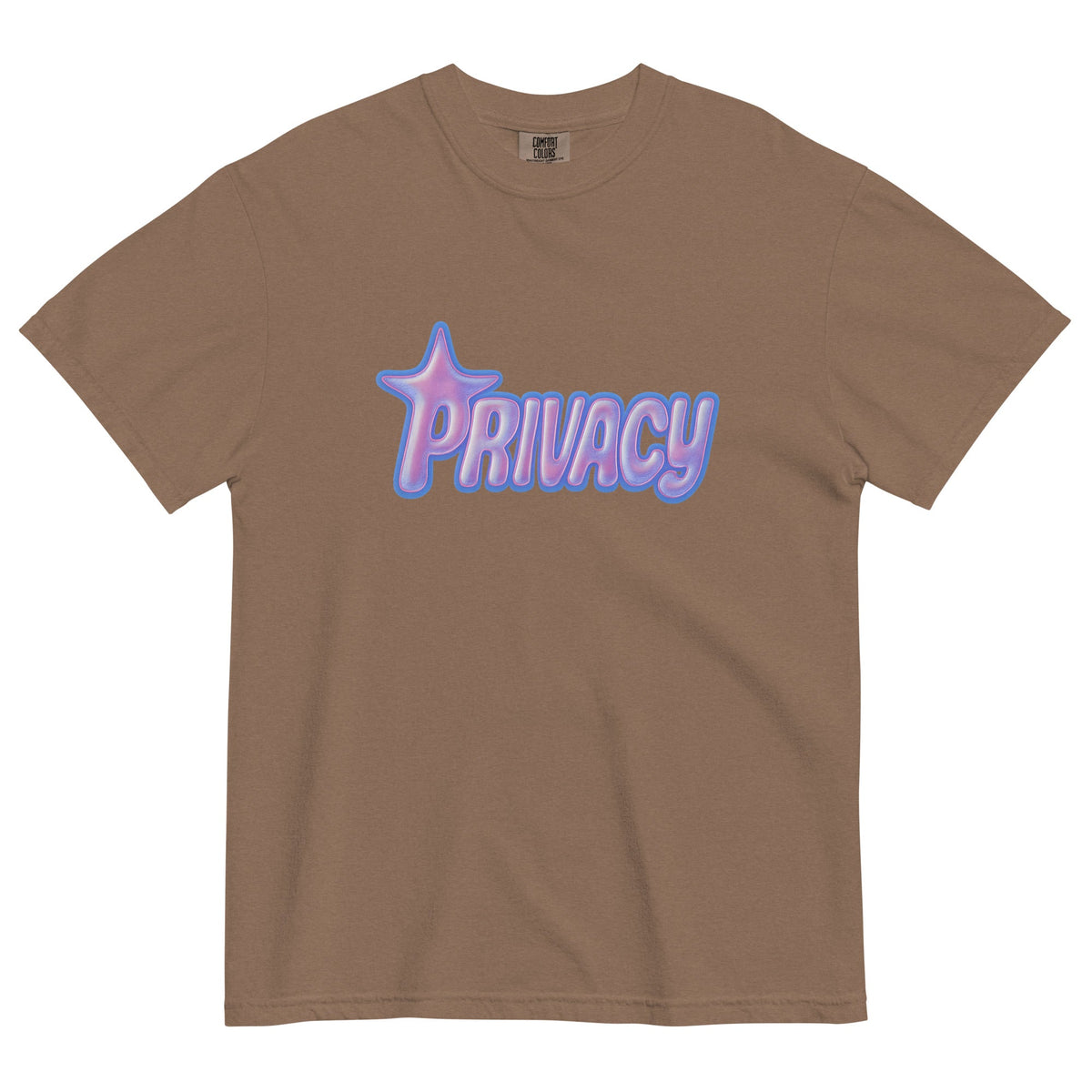 Privacy Graphic Heavyweight T Shirt — dettaglio