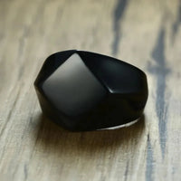 Quadrangle Flat Top Signet Ring — dettaglio del tessuto