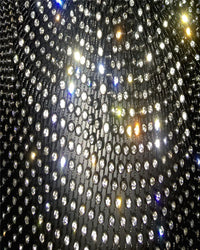 Rave Y2K Sparkly Rhinestone Diamond Balaclava Hat — in alternativa