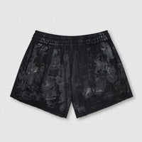 Rerto Womens Y2K Cotton Gym Shorts — vista posteriore