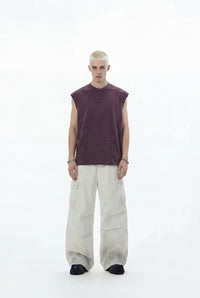 Retro Embroidery Y2K Tank Top — in alternativa