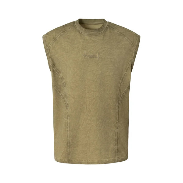 Retro Embroidery Y2K Tank Top