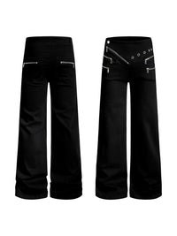 Retro Y2K High Waist Micro Flare Jeans — in alternativa