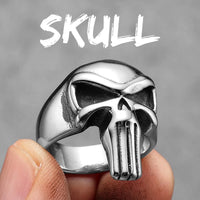 Revenge Punisher Skull Ring — dettaglio del tessuto
